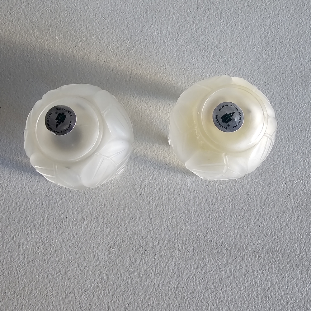 Partylite Flower Candle Holders